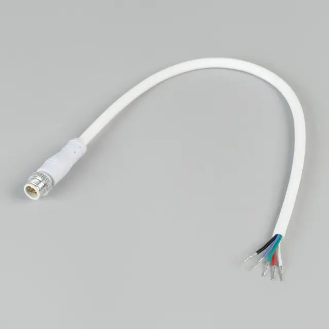 Коннектор питания ARL-WAVE-1615-CON-POWER-MALE-5PIN-WHT, ракурс 2