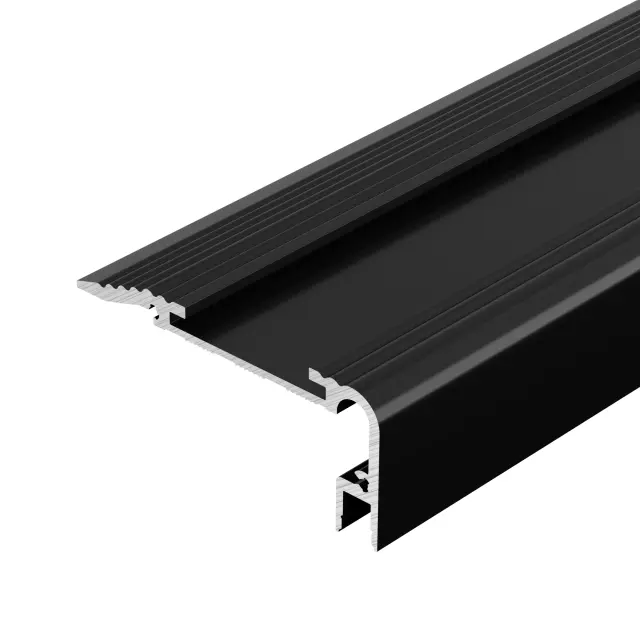 Профиль STAIR-W60-2000 ANOD BLACK, ракурс 2