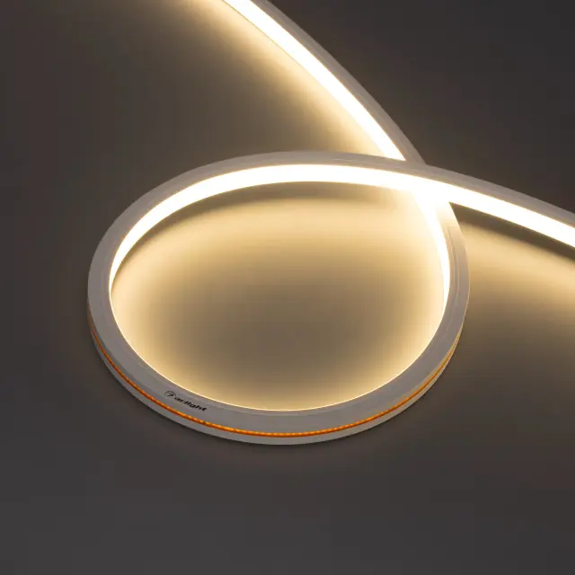 Гибкий неон MOONLIGHT-PRO-TOP-X320-13x12mm 48V Warm3000 (9.6 W/m, IP67, 30m, wire x2)