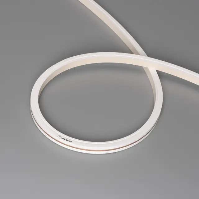 Гибкий неон MOONLIGHT-PRO-TOP-X320-13x12mm 48V Warm3000 (9.6 W/m, IP67, 30m, wire x2), ракурс 2