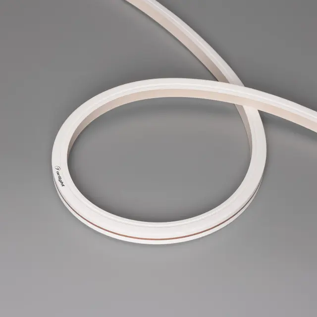 Гибкий неон MOONLIGHT-PRO-TOP-X320-16x16mm 48V Warm3000 (10 W/m, IP67, 30m, wire x2), ракурс 4