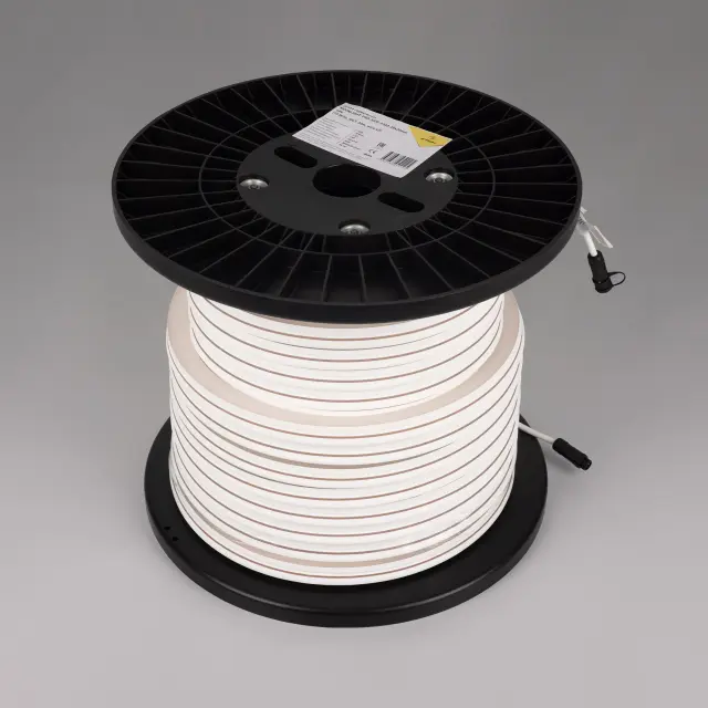 Гибкий неон MOONLIGHT-PRO-SIDE-X320-20x20mm 48V Day4000 (10 W/m, IP67, 30m, wire x2), ракурс 4