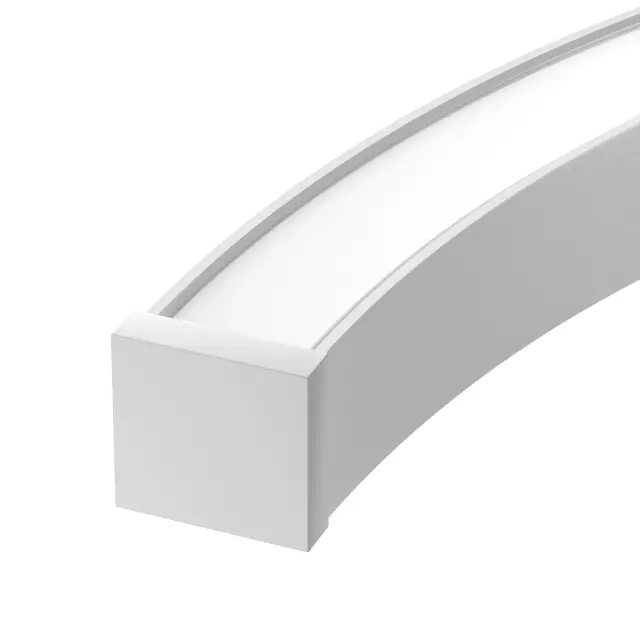 Заглушка LINE-3535-BENT-SIDE глухая, ракурс 2