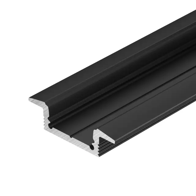 Профиль SL-SLIM-H7-F25-2000 BLACK, ракурс 2