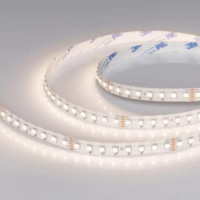 Светодиодная лента RZ-H96-12mm 24V RGBW-Day (12 W/m, IP20, 5m), ракурс 2