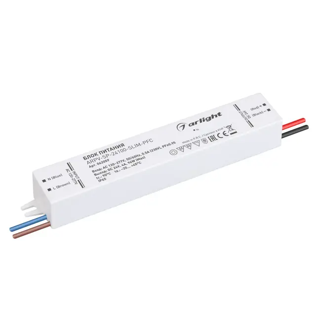 Блок питания ARPV-SP-24100-SLIM-PFC (24V, 4A, 96W)