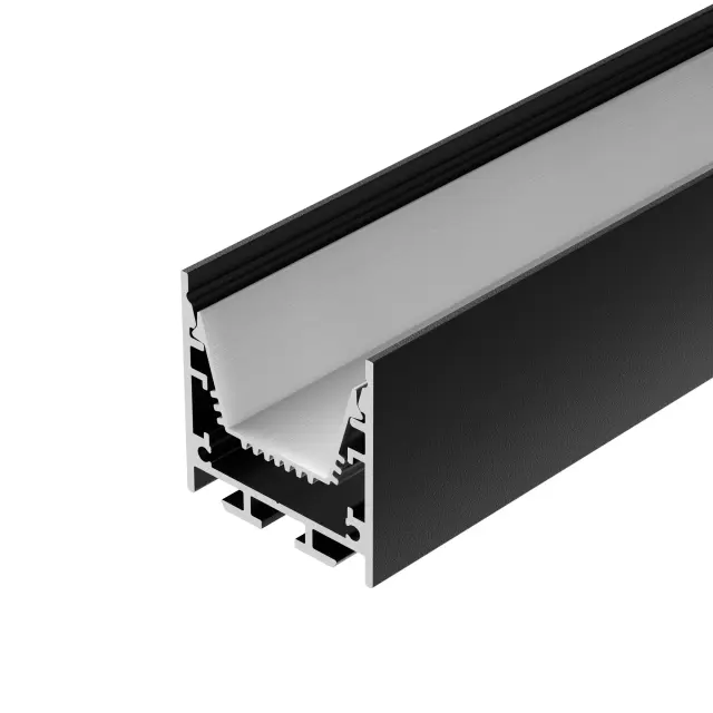 Профиль LINE-3535-TRAY-3000 BLACK, ракурс 2