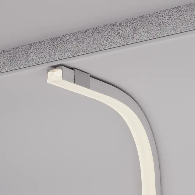 Силиконовый профиль WPH-FLEX-3020-TOP-S16-10m WHITE, ракурс 3