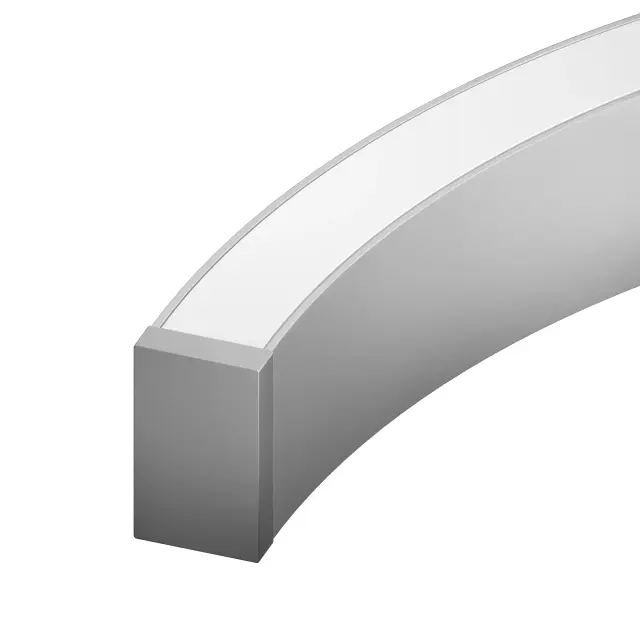 Заглушка LINE-3560-BENT-SIDE глухая, ракурс 2