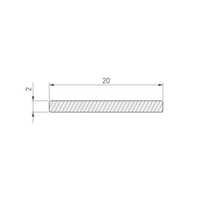 Полоса ARH-W20-3000 WHITE, ракурс 2