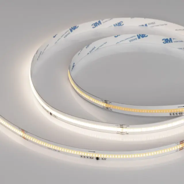 Светодиодная лента SPI-COB-X378-12mm 24V Day4000-PX21-BPT (8 W/m, IP20, 5m)