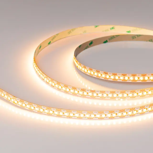 Светодиодная лента UL-A180-10mm 48V Warm2400-CX2 (19 W/m, IP20, 10m)