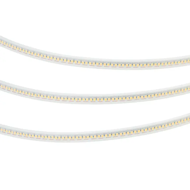 Светодиодная лента герметичная RTW-PS-A240-12mm 48V Warm3500-CX2 (23 W/m, IP67, 10m), ракурс 2