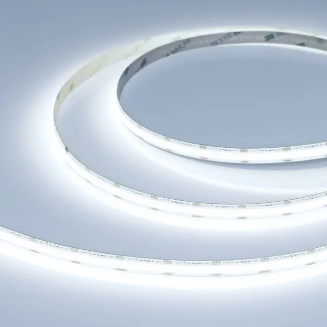 Светодиодная лента COB-X560-10mm 24V White6000 (5-15 W/m, IP20, 5m), ракурс 3