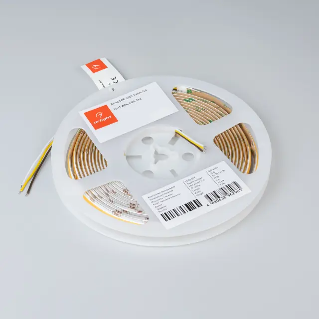 Светодиодная лента COB-X560-10mm 24V Warm2700 (5-15 W/m, IP20, 5m), ракурс 3