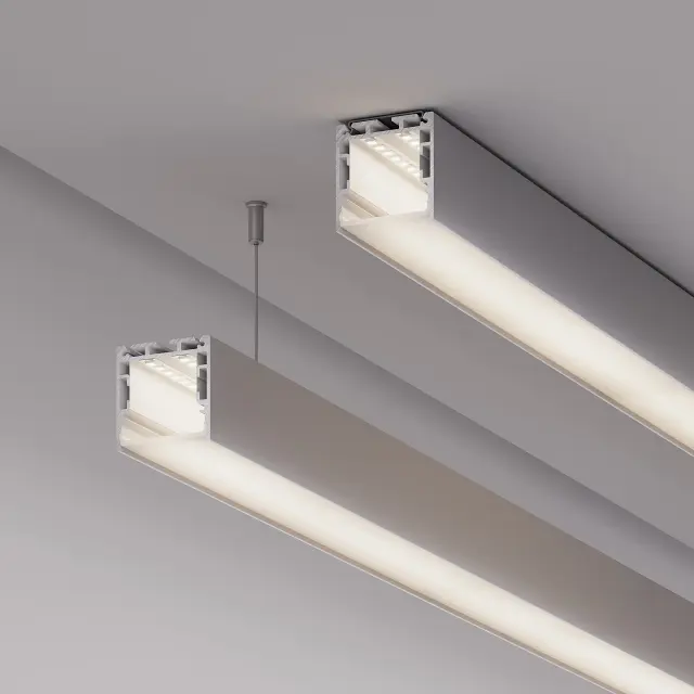 Профиль SL-LINE-3535-2000 ANOD с рефлектором, ракурс 4