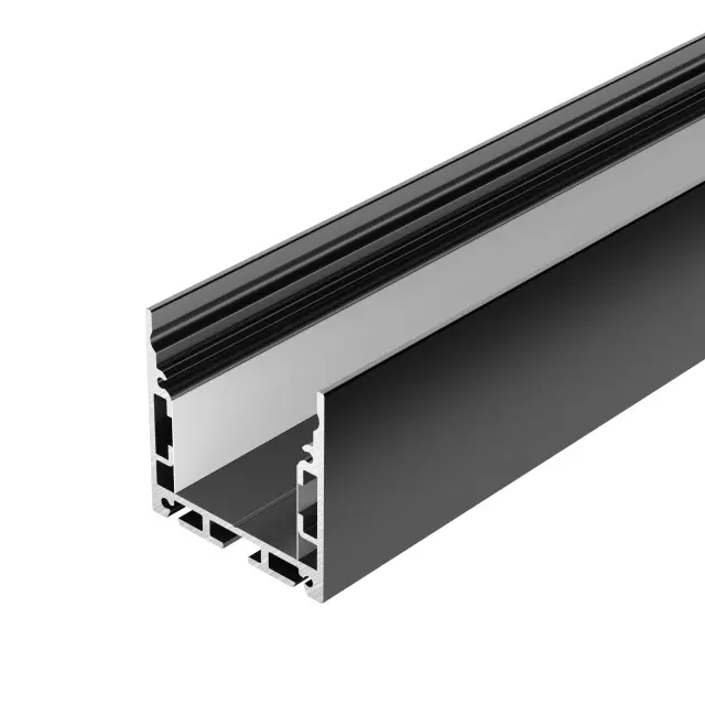 Профиль SL-LINE-3535-2000 BLACK с рефлектором, ракурс 2