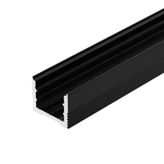 Профиль SL-SLIM-H13M-3000 BLACK (BY), ракурс 2