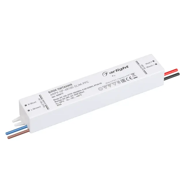 Блок питания ARPV-SP-48100-SLIM-PFC (48V, 2A, 96W)