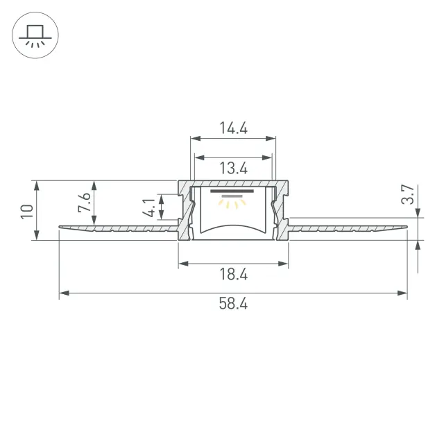 Профиль HR-M-F-HIDE-2000, ракурс 5