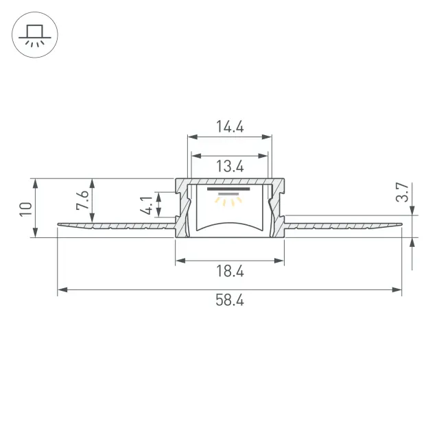 Профиль HR-M-F-HIDE-3000, ракурс 5