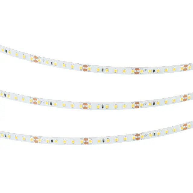 Светодиодная лента RT-A120-8mm 24V Warm3000 (2 W/m, IP20, 50m), ракурс 2