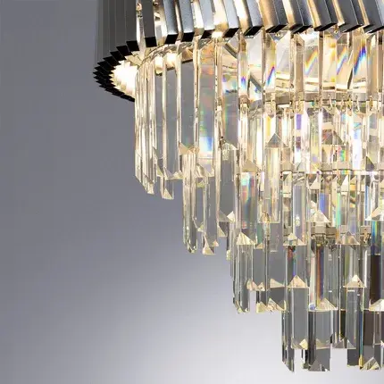Люстра Arte Lamp A1004SP-8SI MUSCIDA — серебряный, ракурс 3