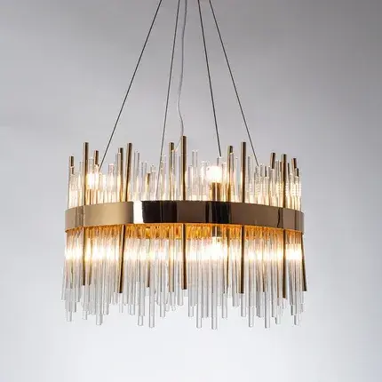Люстра Arte Lamp A1007SP-10GO ACAPULCO — золотой, ракурс 2