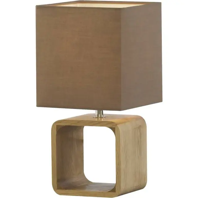 Настольная лампа Arte Lamp A1010LT-1BR WOODS — никель