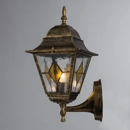 Уличный светильник Arte Lamp A1011AL-1BN BERLIN — бронза, ракурс 2