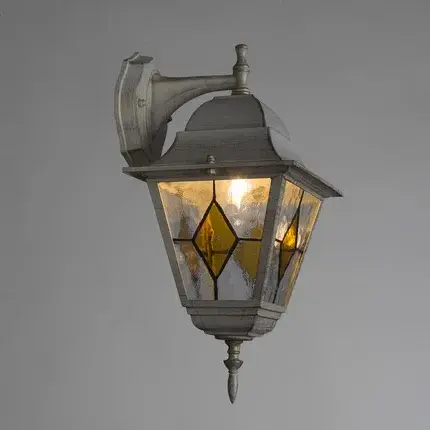 Уличный светильник Arte Lamp A1012AL-1WG BERLIN — белое золото, ракурс 2