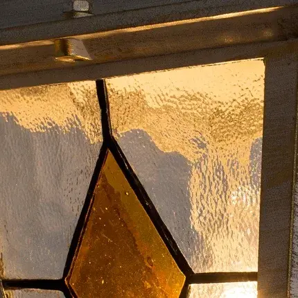 Уличный светильник Arte Lamp A1014FN-1WG BERLIN — белое золото, ракурс 4