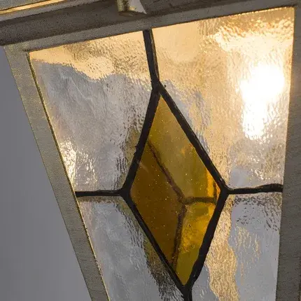 Уличный светильник Arte Lamp A1015SO-1WG BERLIN — белое золото, ракурс 4