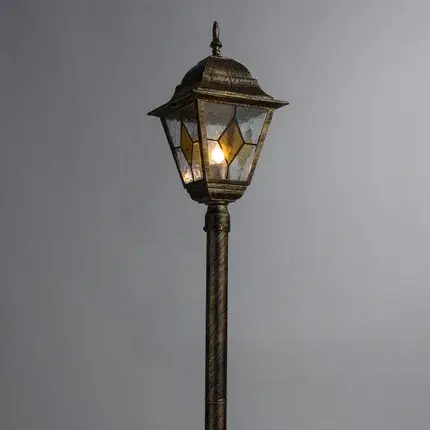 Уличный светильник Arte Lamp A1016PA-1BN BERLIN — бронза, ракурс 2