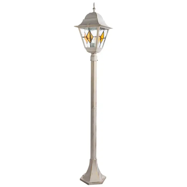 Уличный светильник Arte Lamp A1016PA-1WG BERLIN — белое золото