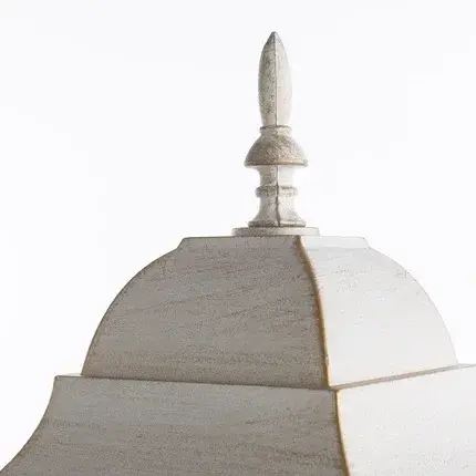 Уличный светильник Arte Lamp A1016PA-1WG BERLIN — белое золото, ракурс 3