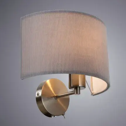 Бра Arte Lamp A1021AP-1SS MALLORCA — никель, ракурс 2