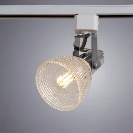 Светильник для однофазного трека Arte Lamp A1026PL-1CC RICARDO — хром, ракурс 2