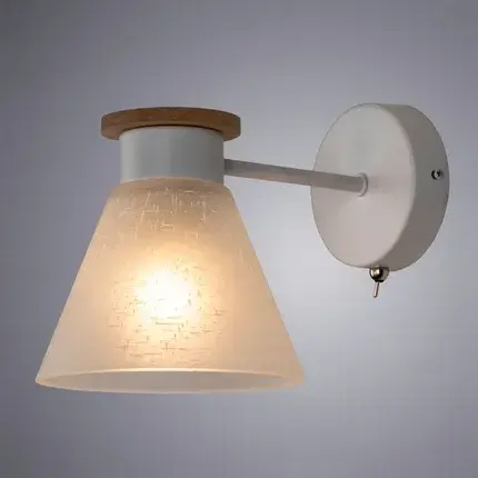 Бра Arte Lamp A1031AP-1WH TYLER — белый, ракурс 2