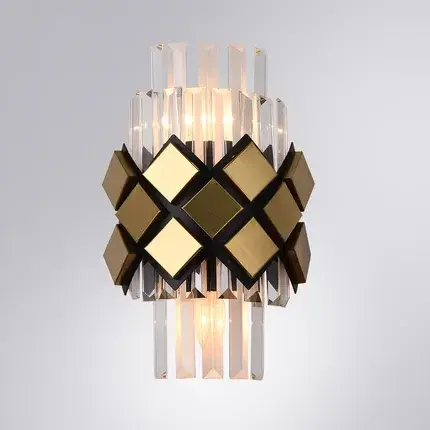 Бра Arte Lamp A1039AP-2BK AMELIA — золотой, ракурс 2