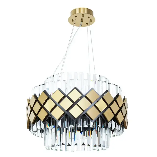 Люстра Arte Lamp A1039SP-10BK AMELIA — золотой