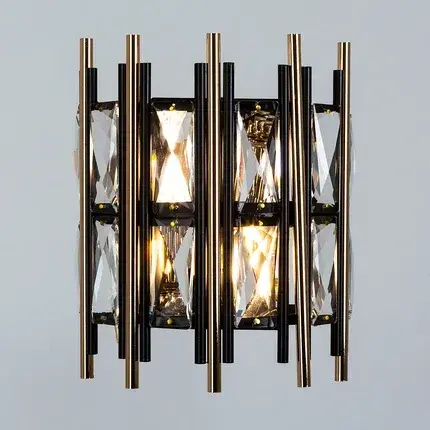 Бра Arte Lamp A1043AP-2BK ALRUBA — черный, ракурс 2