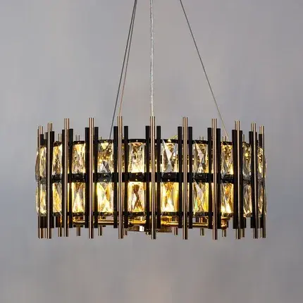 Люстра Arte Lamp A1043SP-6BK ALRUBA — золотой, ракурс 2