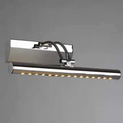 Подсветка для картин/зеркал Arte Lamp A1103AP-1CC PICTURE LIGHTS LED — хром, ракурс 2