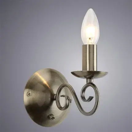 Бра Arte Lamp A1129AP-1AB ISABEL — бронза, ракурс 2