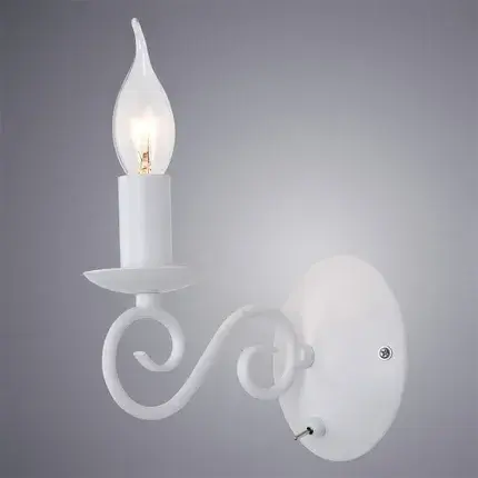Бра Arte Lamp A1129AP-1WH ISABEL — белый, ракурс 2