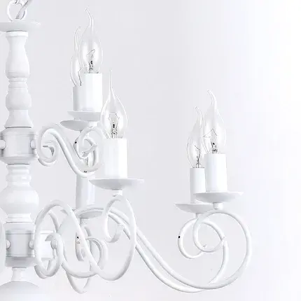 Люстра Arte Lamp A1129LM-12WH ISABEL — белый, ракурс 3