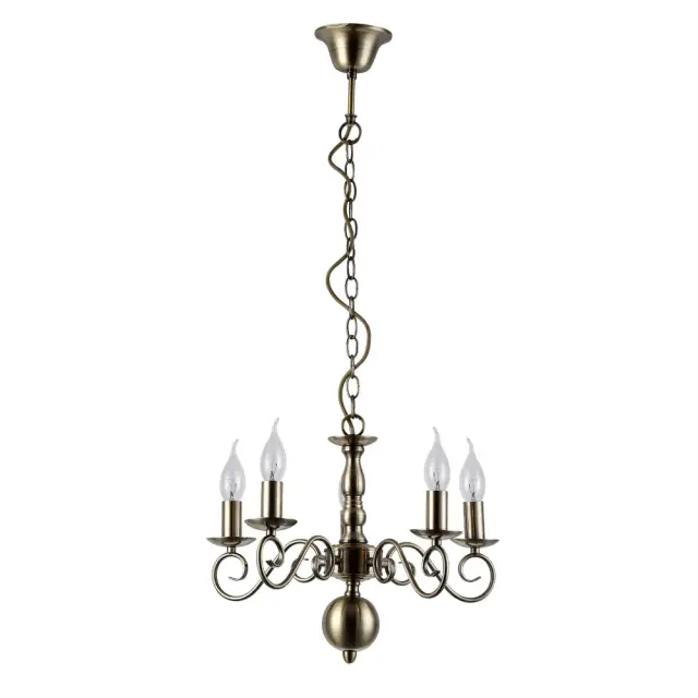Люстра Arte Lamp A1129LM-5AB ISABEL — бронза