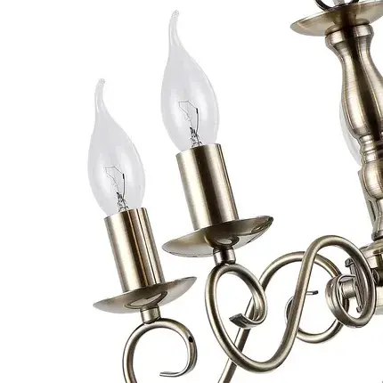 Люстра Arte Lamp A1129LM-5AB ISABEL — бронза, ракурс 3