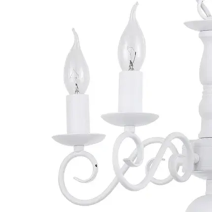 Люстра Arte Lamp A1129LM-5WH ISABEL — белый, ракурс 3